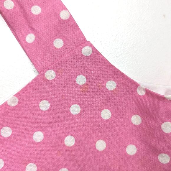 Vintage The Bailey Boys Dress Girls Size 4T Pink Polka Dot Beach Sundress - Picture 6 of 7